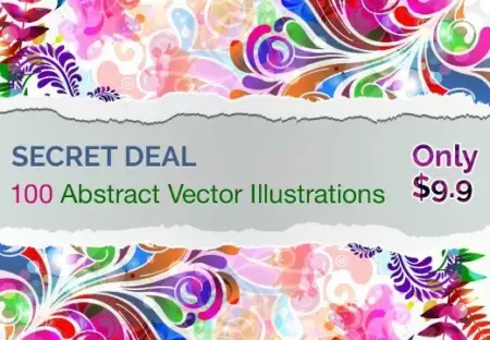 100 Abstract illustrations