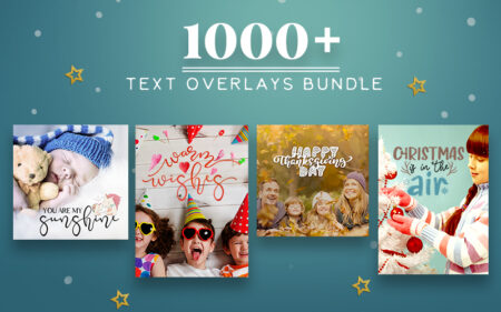 1000+ Text overlays bundle