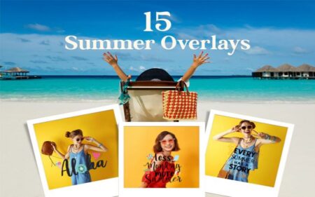 15 Summer Text Overlay Bundle