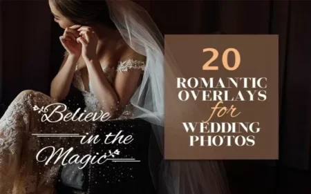 20 Romantic Overlays for Wedding Photos | Extended Commercial License