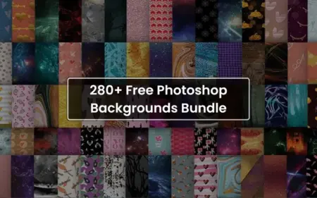 280+ Free Photoshop Backgrounds Bundle