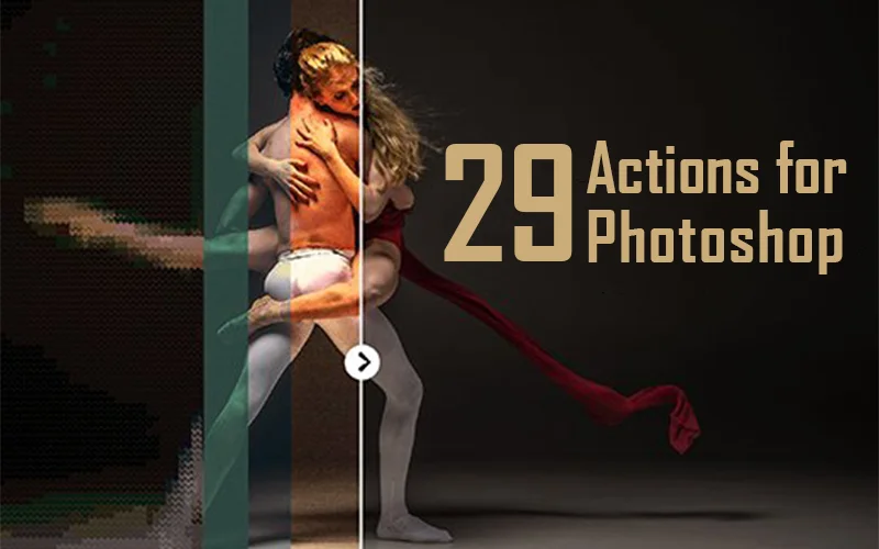 29 Actions for Photoshop Feature Image