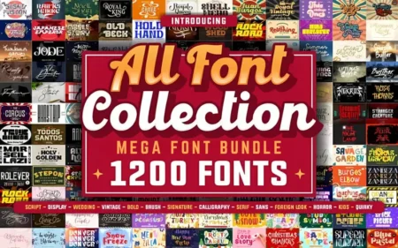 Mega Fonts Bundle