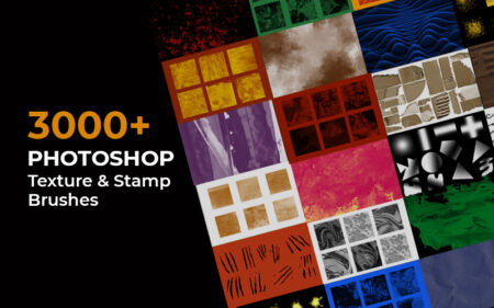3000+ Photoshop Texture & Stamp Brushes | Extended License