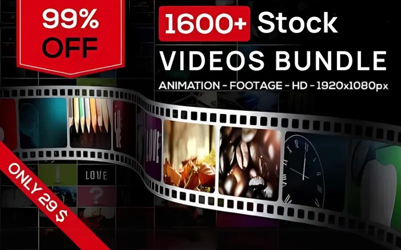 1600+ stock videos bundle