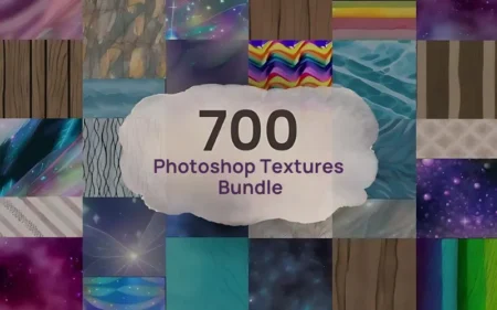 700 Photoshop Textures Bundle | Extended License