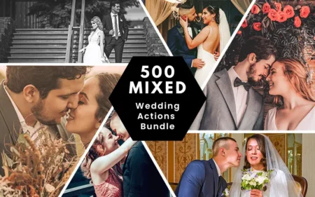 500 Mixed Wedding Actions Bundle | Extended License