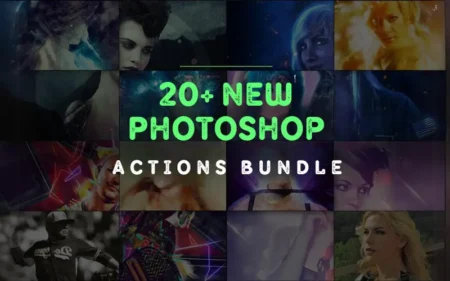 20+ New Photoshop Actions Bundle | Extended License