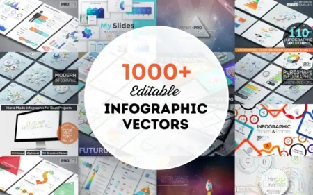1000+ editable infographic vectors