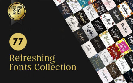 77 Refreshing Fonts Collection