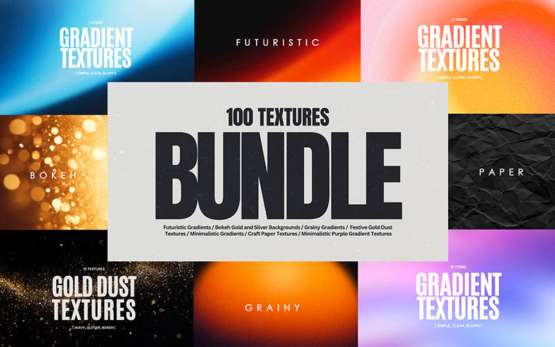 100 textures bundle