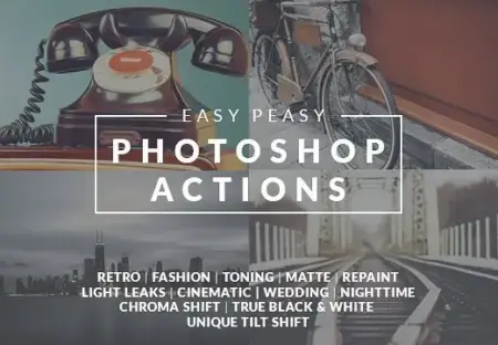 Easy Peasy Photoshop Actions