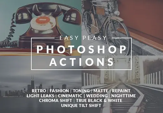 Easy Peasy Photoshop Actions