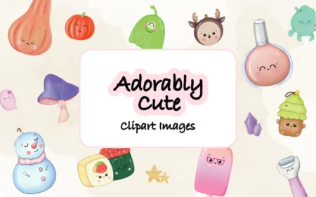 Adorably cute clipart images