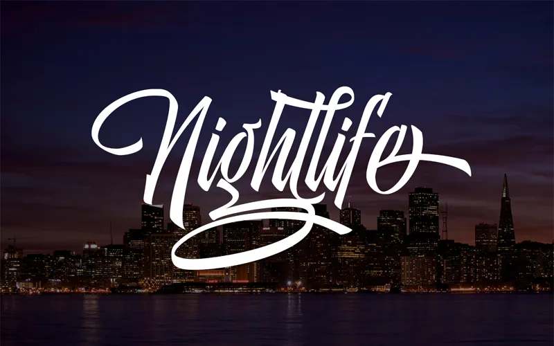 Nightlife - Agistha Font
