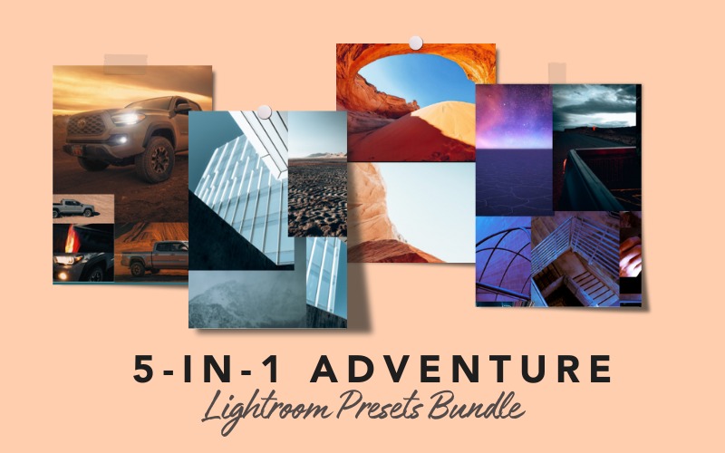 5-In-1 Adventure Lightroom Presets Bundle