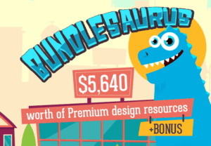 Bundlesaurus Page of the Inky’s Community Choice Bundle With Amazing Resources