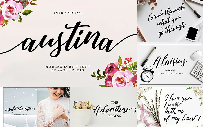 Modern Script Font