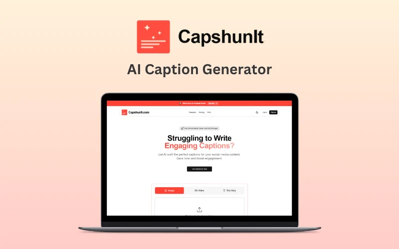 CapshunIt-AI-Content-Generator Feature Image