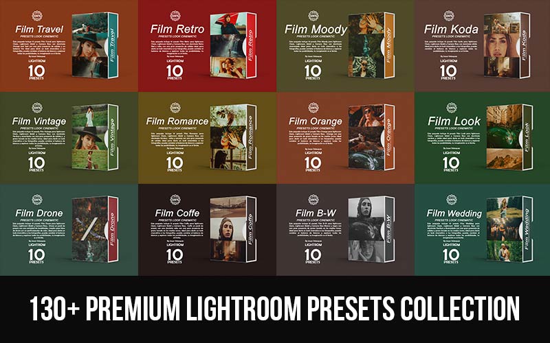 130+ Premium Lightroom Presets Collection Feature Image