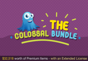 Colossal Bundles Page of the Inky’s Community Choice Bundle With Amazing Resources