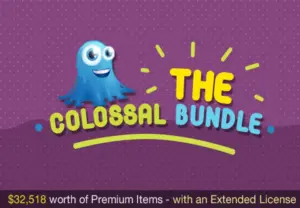 Colossal Bundles Page of the Inky’s Community Choice Bundle With Amazing Resources