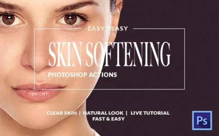 Easy Peasy Skin Softening Photoshop Action Feature Image