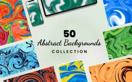 50 Abstract Backgrounds Collection | Extended Commercial License
