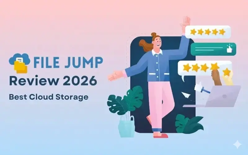 Filejump review banner