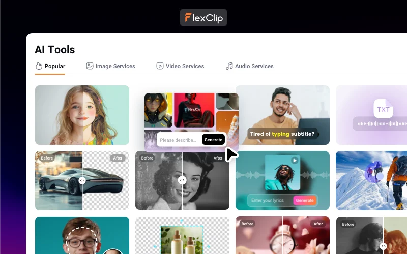 Flexclip - Online Video Editor AI Powered Tools