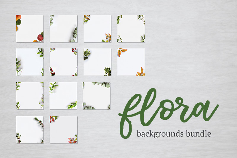 Flora Background bundle