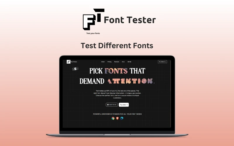 Font Tester - Test Different Tools Feature Image Lifetime Deal