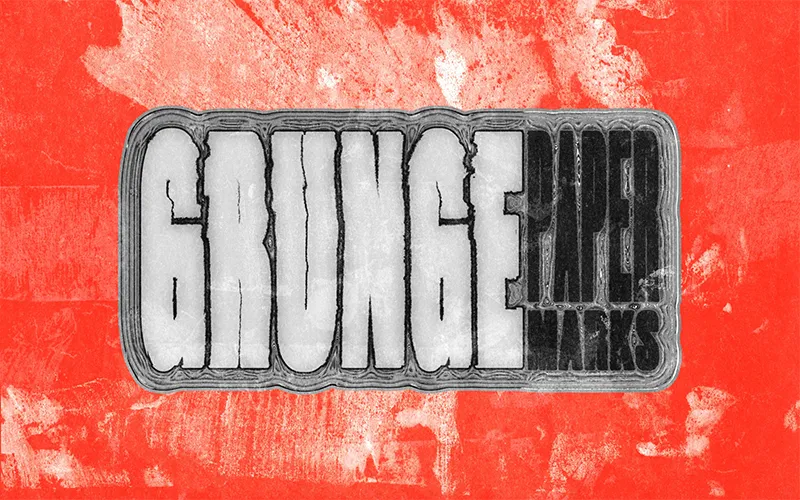 High-res Grunge paper mask texture preview