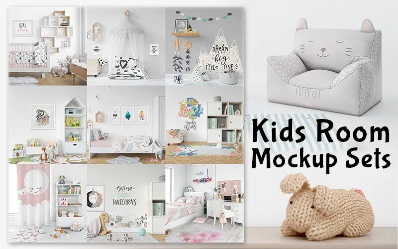 Kids Room Mockup Sets