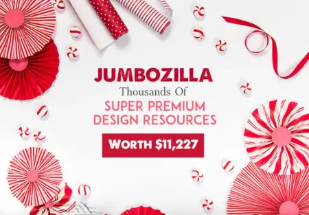 JumboZilla: 8000+ Graphic Design Assets Pack Feature Image