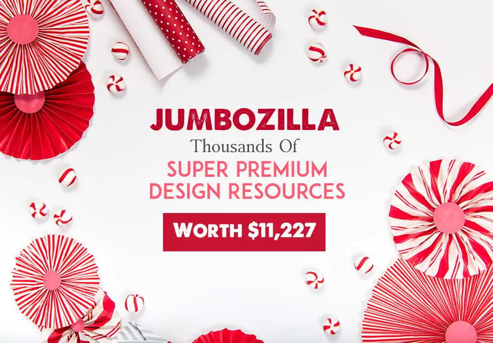 JumboZilla: 8000+ Graphic Design Assets Pack Feature Image
