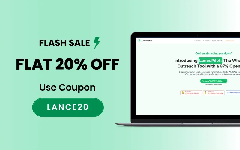Lancepilot 20 percent off