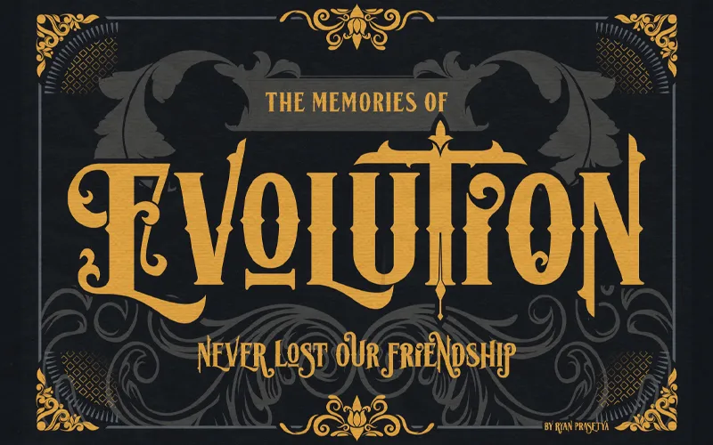 Popular Vintage Fonts Family - Lost Volution