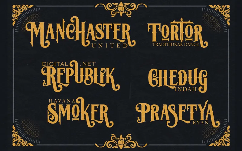 Lost Volution Font Logos