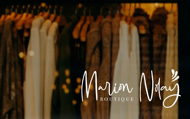Boutique Logo Designed With The Madeleine Signature Font