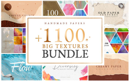 1100+ Creative Background Textures Bundle | Extended License