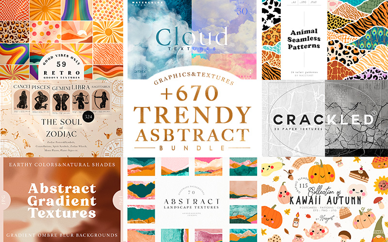670+ Background Designs & Graphics Bundle