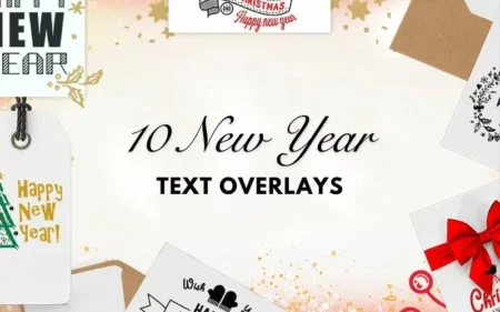 10 New Year Text Overlays | Extended License