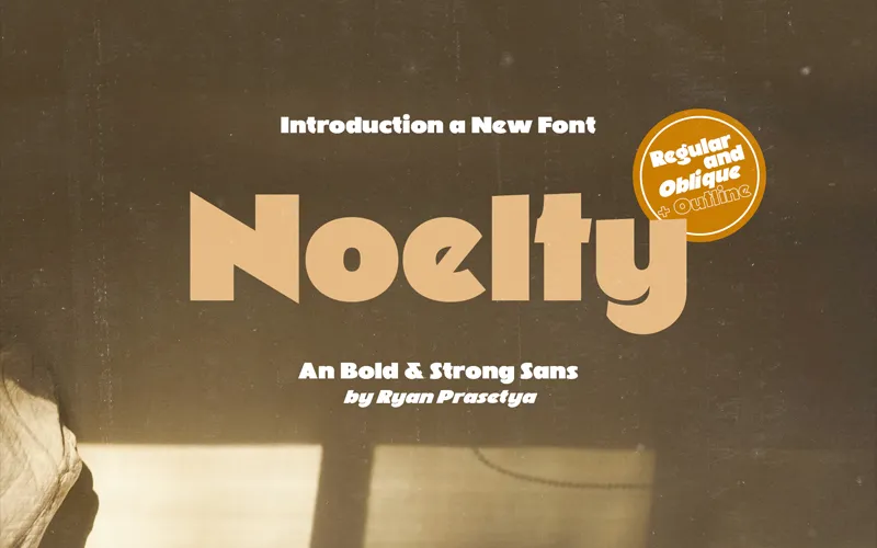 Bold & Strong Noelty Font Preview