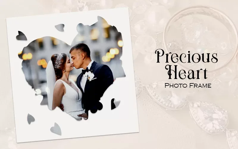 Precious PNG Heart Frame