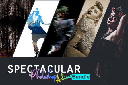 Spectacular photoshop actions, bundle