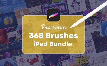 Procreate 368 Brushes ipad bundle