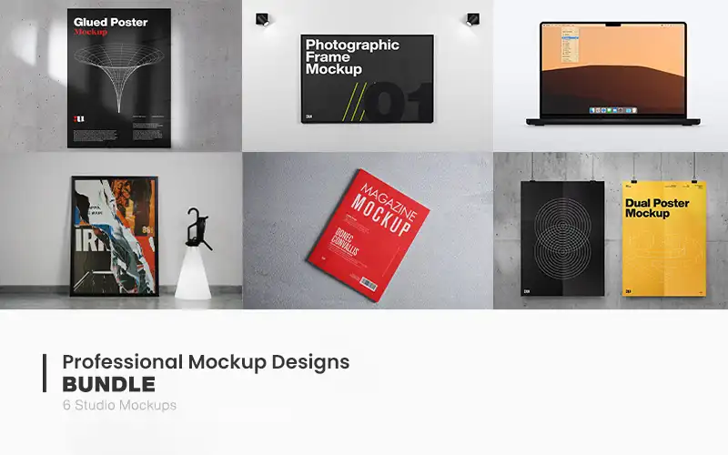 Professional Mockup Designs Bundle