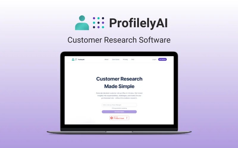 ProfilelyAI - Automated Customer Research Software | Lifetime Access