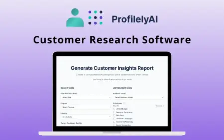 ProfilelyAI-Automated Customer Research Software Feature image